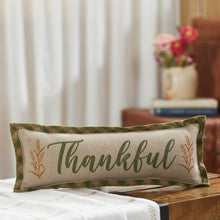 Load image into Gallery viewer, Harvest Blessings Thankful Pillow 5x15