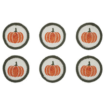 Load image into Gallery viewer, Pumpkin Bounty Stencil Coaster Set of 6