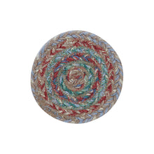 Load image into Gallery viewer, Multi Jute Coaster Set of 6