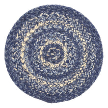 Load image into Gallery viewer, Great Falls Blue Jute Trivet 8
