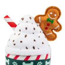 Load image into Gallery viewer, Starbarks Ginger Bark Latte Christmas Dog Toy
