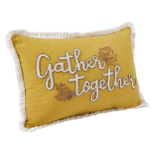 Load image into Gallery viewer, Gather Together Fall Leaves Pillow 14x20
