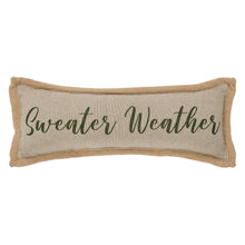 Load image into Gallery viewer, Pumpkin Bounty Sweater Weather Pillow 5x15
