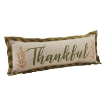 Load image into Gallery viewer, Harvest Blessings Thankful Pillow 5x15
