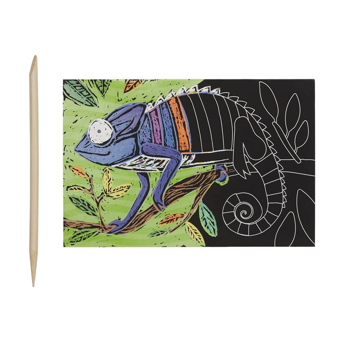 Mini Scratch & Scribble Art Kit: Jungle Fun