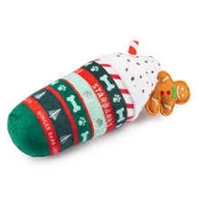 Load image into Gallery viewer, Starbarks Ginger Bark Latte Christmas Dog Toy
