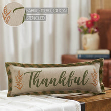 Load image into Gallery viewer, Harvest Blessings Thankful Pillow 5x15
