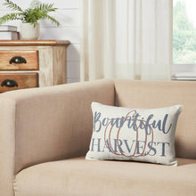 Load image into Gallery viewer, Bountifall Pumpkin Harvest Pillow 9.5x14
