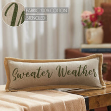 Load image into Gallery viewer, Pumpkin Bounty Sweater Weather Pillow 5x15
