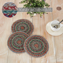 Load image into Gallery viewer, Multi Jute Trivet 8 inch Diameter Set of 3

