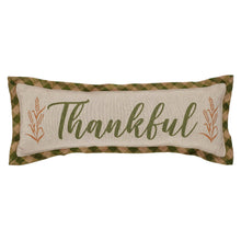 Load image into Gallery viewer, Harvest Blessings Thankful Pillow 5x15
