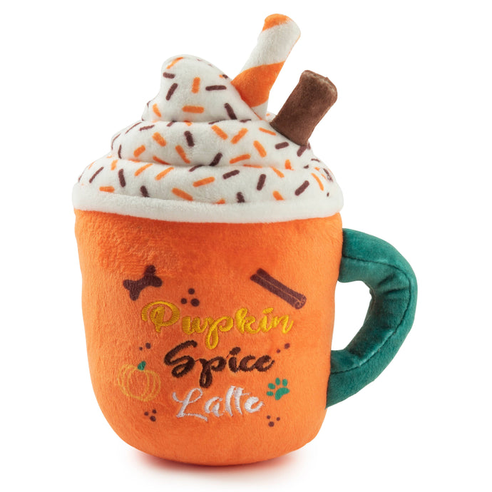 Pupkin Spice Latte Mug Fall Dog Toy