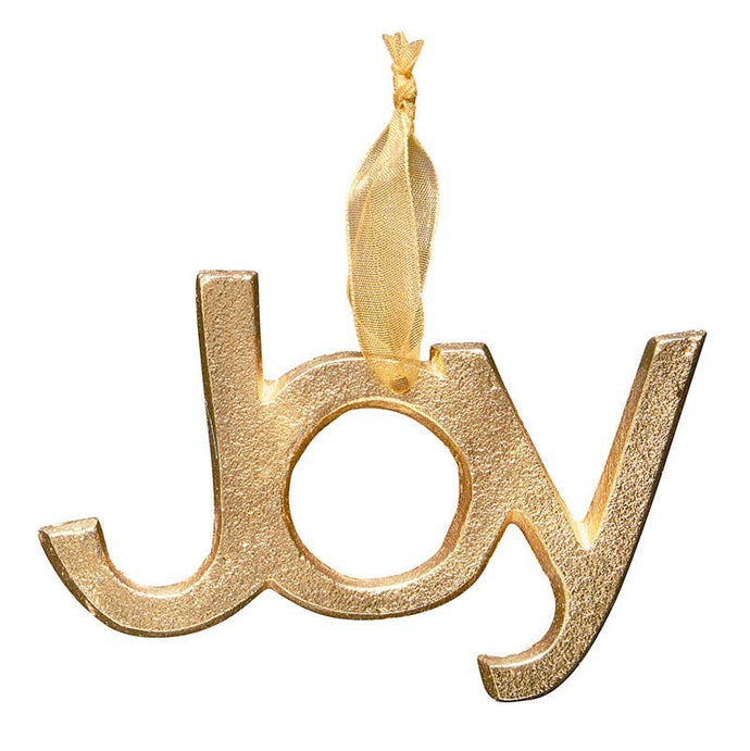 Joy Ornament Gold