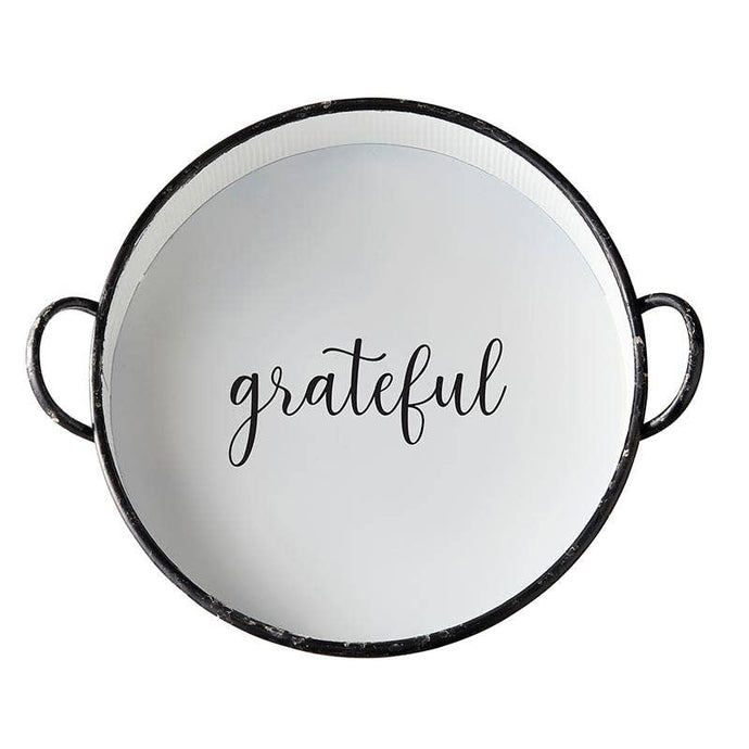 Grateful Round Tray