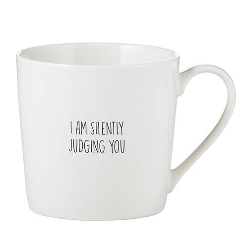 Cafe Mug - Silently Judging
