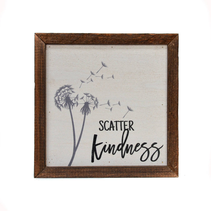 6x6 Scatter Kindness Sign