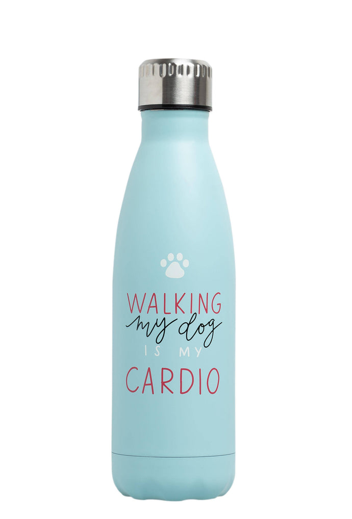 Walking my Dog is my Cardio Water Bottle