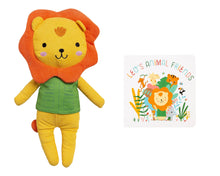 Load image into Gallery viewer, Lion Stuffed Animal Toy and Board Book Gift Set
