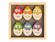 Load image into Gallery viewer, Color &#39;N Eggs - Bilingual Matching Puzzle

