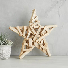 Load image into Gallery viewer, Wooden Star Decor
